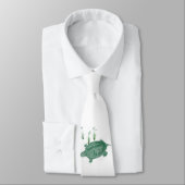 Groene Zee Turtle Stropdas (Gebonden)