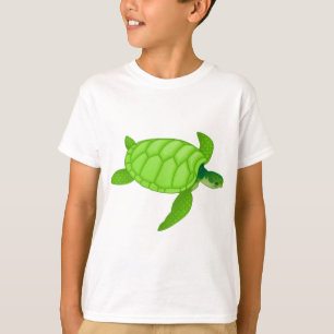 Groene Zee Turtle T-shirt