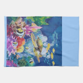 Groene Zee Turtle Theedoek (Horizontaal)