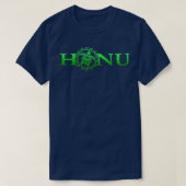 Groene Zee Turtle Tribal Honu Hawaii Turtles T-shirt (Design voorkant)