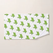 Groene Zee Turtles op White Bad Handdoek (Handdoek)