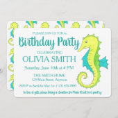 Groene zeebaars Zee Paardenbloem Kaart (Voorkant / Achterkant)