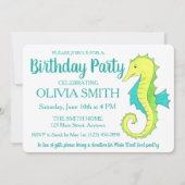 Groene zeebaars Zee Paardenbloem Kaart (Voorkant)