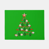 Groene Zeeen kerstbomen Deurmat (Voorkant)