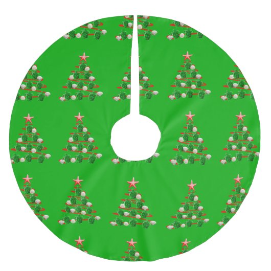 Groene Zeeen kerstbomen Kerstboom Rok (Voorkant)