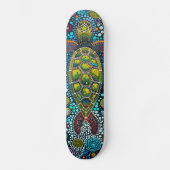 Groene Zeeen schildpad - Aboriginal - Skateboard D (Voorkant)