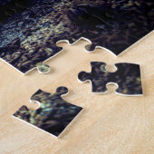 Groene zeeen schildpad op de oceaanbodem legpuzzel (Zijkant)