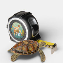 Groene Zeeen schildpad zwemt in de Stille Oceaan