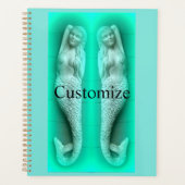 groene zeemeermin planner (Voorkant)