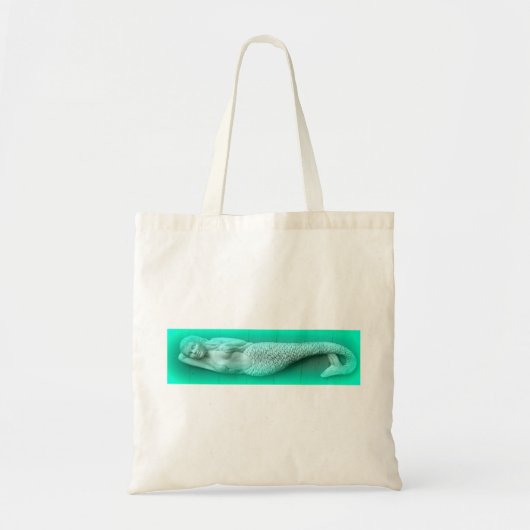 groene zeemeermin tote bag (Voorkant)