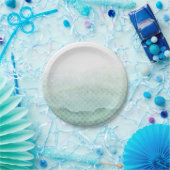 Groene zeemeermin verjaardagsfeestje papier Borden Papieren Bordje (Feest)