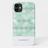 Groene zeemeerminstallaties Case-Mate iPhone case (Achterkant)