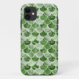 Groene zeemeerminstallaties Case-Mate iPhone case