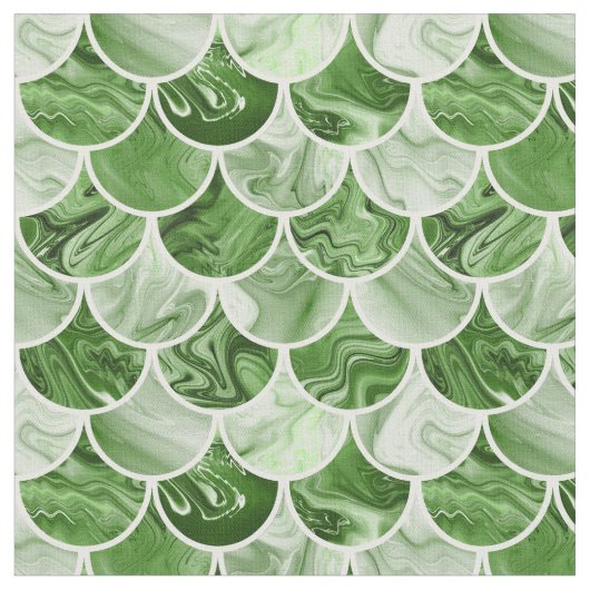 Groene zeemeerminstallaties stof (Close Up)