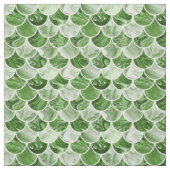 Groene zeemeerminstallaties stof (Swatch)