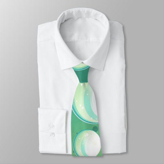 groene zeepbellen rockabiliseren stropdas (Gebonden)