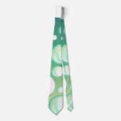 groene zeepbellen rockabiliseren stropdas (Voorkant)
