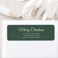 Groene Zeer Gezellige Kerst Vakantie Retouradres