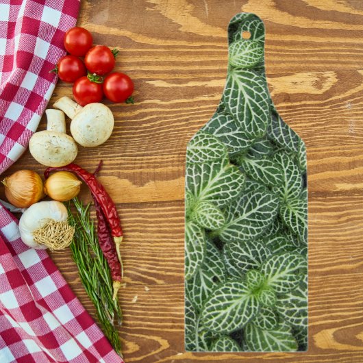 Groene zenuw Plant bladeren bloemig Snijplank