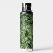 Groene zenuw Plant bladeren bloemig Waterfles (Links)