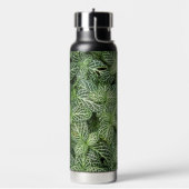 Groene zenuw Plant bladeren bloemig Waterfles (Links)