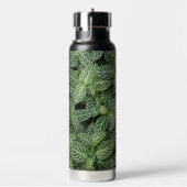 Groene zenuw Plant bladeren bloemig Waterfles (Rechts)