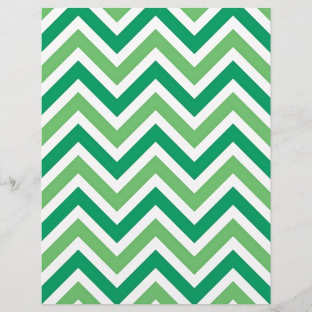 Groene zig-zags-chevrons (Voorkant)