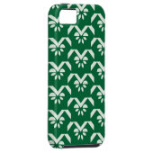 Groene zigzag Case-Mate iPhone case (Back/Rechts)