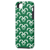 Groene zigzag Case-Mate iPhone case (Achterkant Links)