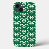Groene zigzag Case-Mate iPhone case (Achterkant)