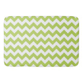 Groene zigzag, Groene Chevron, Geometrisch Patroon Badmat (Voorkant)