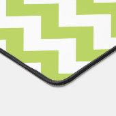 Groene zigzag, Groene Chevron, Geometrisch Patroon Bureaumat (Hoek)