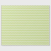 Groene zigzag, Groene Chevron, Geometrisch Patroon Cadeaupapier (Vlak)