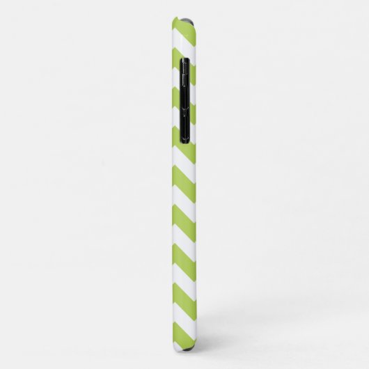 Groene zigzag, Groene Chevron, Geometrisch Patroon Case-Mate iPhone Case (Achterkant/links)