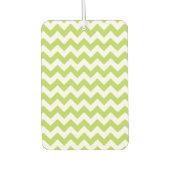 Groene zigzag, Groene Chevron, Geometrisch Patroon Luchtverfrisser (Voorkant)