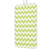 Groene zigzag, Groene Chevron, Geometrisch Patroon Luchtverfrisser (Links)