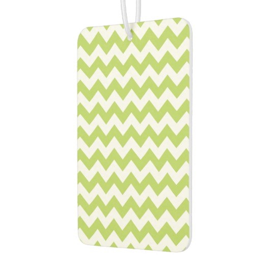 Groene zigzag, Groene Chevron, Geometrisch Patroon Luchtverfrisser (Links)