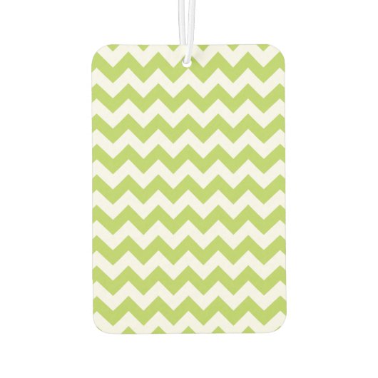 Groene zigzag, Groene Chevron, Geometrisch Patroon Luchtverfrisser (Achterkant)