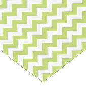 Groene zigzag, Groene Chevron, Geometrisch Patroon Medium Tafelloper (Hoek)