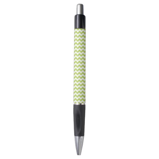 Groene zigzag, Groene Chevron, Geometrisch Patroon Pen (Voorkant Verticaal)