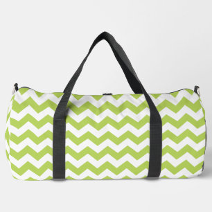 Groene zigzag, Groene Chevron, Geometrisch Patroon Plunjezak