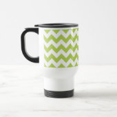 Groene zigzag, Groene Chevron, Geometrisch Patroon Reisbeker (Links)