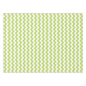 Groene zigzag, Groene Chevron, Geometrisch Patroon Tafelkleed (Voorkant (Horizontaal))