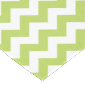Groene zigzag, Groene Chevron, Geometrisch Patroon Tafelkleed (Gekanteld)