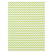 Groene zigzag, Groene Chevron, Geometrisch Patroon Tafelkleed (Voorkant)