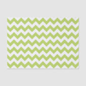 Groene zigzag, Groene Chevron, Geometrisch Patroon Tissuepapier (Voorkant)