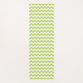 Groene zigzag, Groene Chevron, Geometrisch Patroon Yogamat (Voorkant)