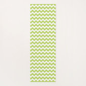 Groene zigzag, Groene Chevron, Geometrisch Patroon Yogamat (Achterkant)