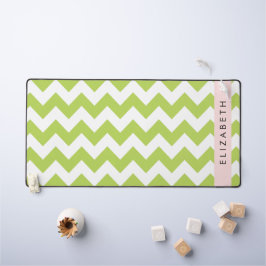 Groene zigzag, Groene Chevron, Jouw naam Bureaumat