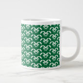 Groene zigzag grote koffiekop (Rechts)